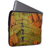 Kleine Blätter Muster Laptopschutzhülle (Vorne Rechts)