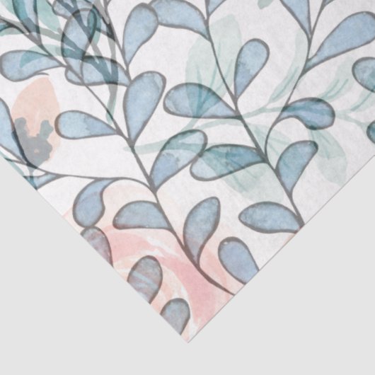 Kleine Blätter Seidenpapier (Ausschnitt)