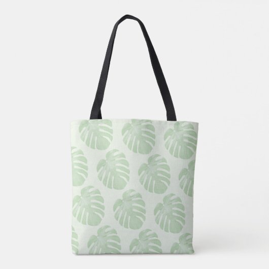Kleine Blätter Tropische Tasche (Rückseite)