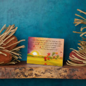 Kleine Blätter Verse Fotoplatte (Seite)