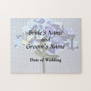 Kleine Blaue Hortensien Hochzeitsprodukte Puzzle
