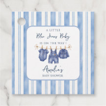 Kleine blaue Jeans sind auf dem Weg, Denim-Baby-Pa