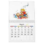 Kleine blaue Kinder Kalender Sonnige Kalender für  (Mär 2026)