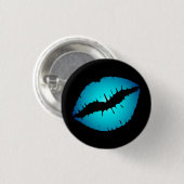 Kleine Blaue Lippen-Taste Button (Vorne & Hinten)