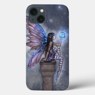 Kleine Blaue Mond Fee Feen Fantasy Kunst Case-Mate iPhone Hülle