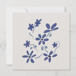 Kleine blaue romantische Blume