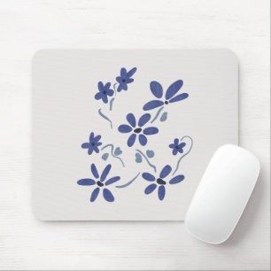 Kleine blaue romantische Blume Mousepad