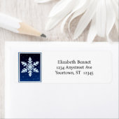Kleine blaue Schneeflocke (Insitu)