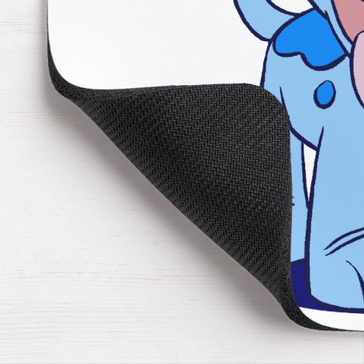 Kleine blaue Welpenmousepad Mousepad (Ecke)