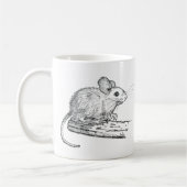 Kleine Bleistiftmaus Kaffeetasse (Links)