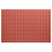 Kleine Blume auf rotem Muster Stoff (Yard (91,4 cm))