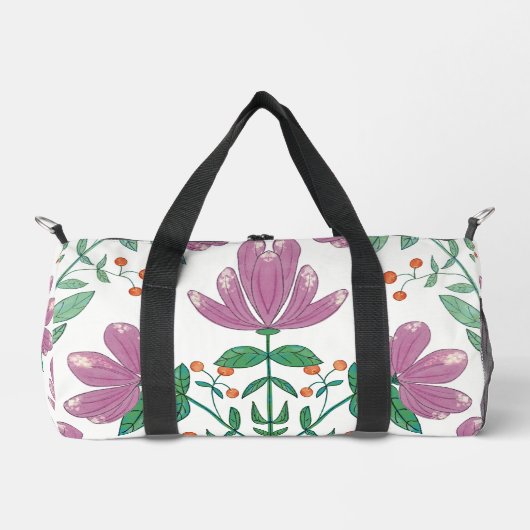 Kleine Blume Duffle Bag (Vorderseite)