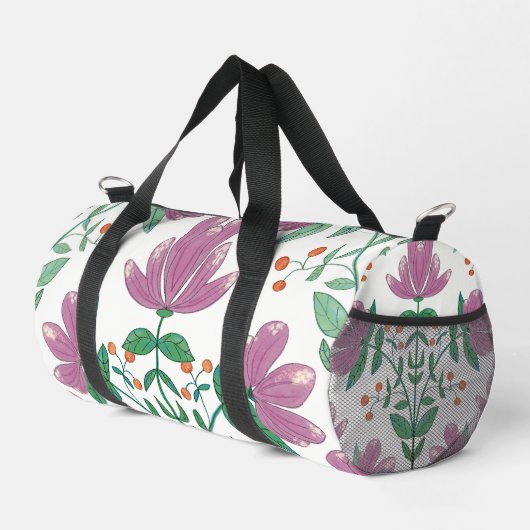 Kleine Blume Duffle Bag (Rechte Ecke)