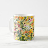 Kleine Blume Feld: Helle Wasserfarbe. Kaffeetasse (Vorderseite Links)