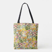 Kleine Blume Feld: Helle Wasserfarbe. Tasche (Rückseite)