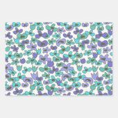 Kleine Blume Flachpapier Geschenkpapier Set (Vorderseite 3)