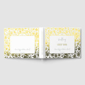 Kleine Blume Foil Wedding Gästebuch (Voll)