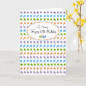 Kleine Blume glücklich 65. Geburtstag Karte (Gelbe Blume)