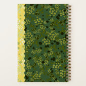 KLEINE BLUME GRÜN & GELBE NOTIZBLOCK (Rückseite)