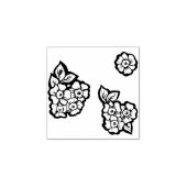 Kleine Blume Gummistempel (Prägung)