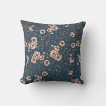 Kleine Blume hellblaues Muster