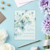 Kleine Blume Hochzeit Acryleinladungen (In Situ (Hochzeit))