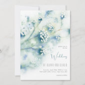 Kleine Blume Hochzeit Einladung (Vorderseite)