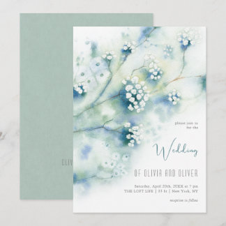 Kleine Blume Hochzeit Einladung