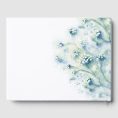 Kleine Blume Hochzeit Gästebuch (Rückseite)