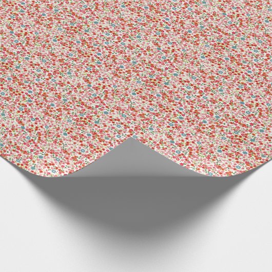 Kleine Blume, im Stile von calico nahtloser Backgr Geschenkpapier (Ecke)