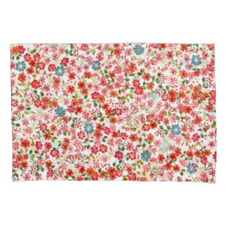 Kleine Blume, im Stile von calico nahtloser Backgr Kissenbezug