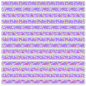 Kleine Blume Lila schmale Grenzen Aufkleber (Vorderseite)