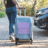 Kleine Blume Lila schmale Grenzen Aufkleber (Koffer Insitu)