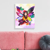 Kleine Blume mit Haltbarkeit Leinwand (Insitu (Wohnzimmer))