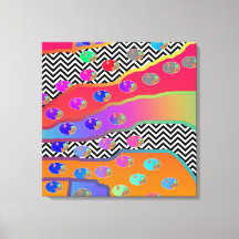 KLEINE BLUME RED MIX ABSTRAKT