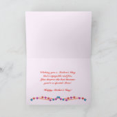 Kleine Blumen der Mutter Tages(Fotorahmen) Karte (Innenseite)