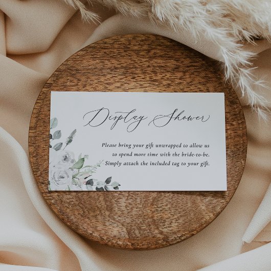 Kleine Blumen-Display-Duschkarte Begleitkarte