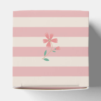 Kleine Blumige Handlettering-Baby-Shower-Sign Geschenkschachtel