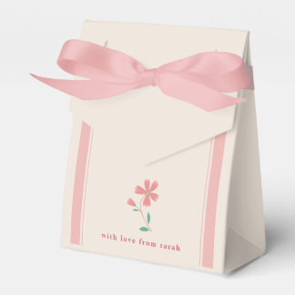 Kleine Blumige Handschrift Danke Geschenkschachtel