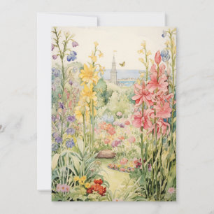 Kleine Blüten Baby Shower   Floraler Garten Einladung