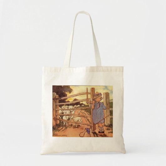Kleine Bo-Peep-Kinderzimmer-Rhyme-Tasche Tragetasche (Vorne)