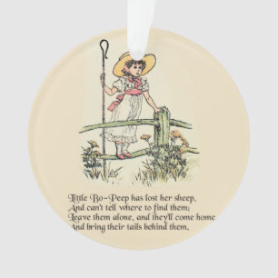 Kleine Bo-Peep: Klassiker Kate Greenaway Nursery Ornament
