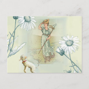 Kleine Bo Peep Postkarte