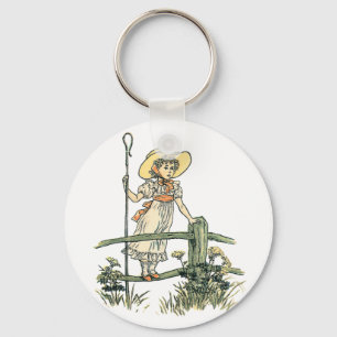 Kleine Bo Peep Schlüsselanhänger