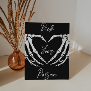 Kleine Boo Baby Dusche Pick your Poison Poster