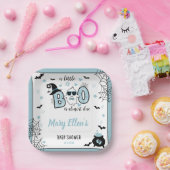 KLEINE BOO BLUE HALLOWEEN BABY DUSCHE PAPPTELLER (Party)