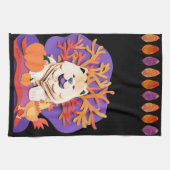 KLEINE BOO Creme Chow Geschirrtuch (Horizontal)