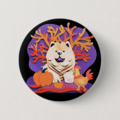 KLEINE BOO Creme Chow Größe auswählen Button (Vorderseite)