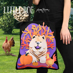 KLEINE BOO Creme Chow Tasche