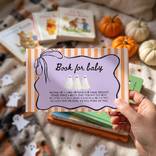 Kleine Boo Halloween-Baby-Party Begleitkarte